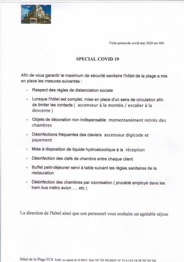 Hotel De La Plage 2 Etoiles Valras-Plage Eksteriør bilde