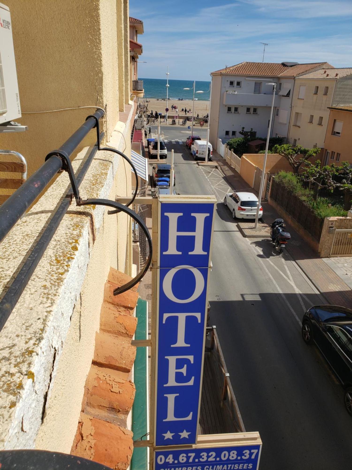 Hotel De La Plage 2 Etoiles Valras-Plage Eksteriør bilde
